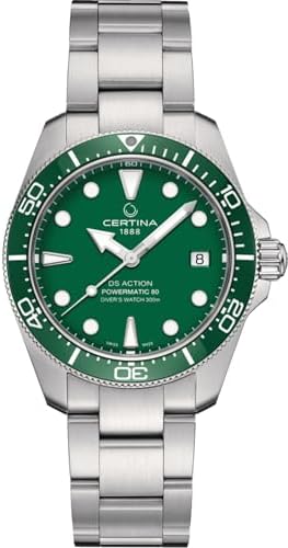 Amazon.com: Certina, Mens, DS Action Diver 38mm Powermatic 80